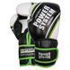 Боксерські рукавички PowerSystem PS 5006 Contender Black/Green Line 12 унцій