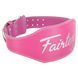 Пояс атлетичний шкіряний FAIRTEX 165086 XL ширина-15см рожевий