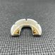 Капа OPRO Gold Braces под брекеты взрослая (возраст 11+) White/Gold (art.102506004)