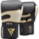 Рукавички боксерські RDX Leather Black White 12 ун.