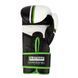 Боксерські рукавички PowerSystem PS 5006 Contender Black/Green Line 12 унцій