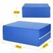 Блок для реабілітації та масажу 4FIZJO 40 x 30 x 15 см Blue (P-5905973403016)
