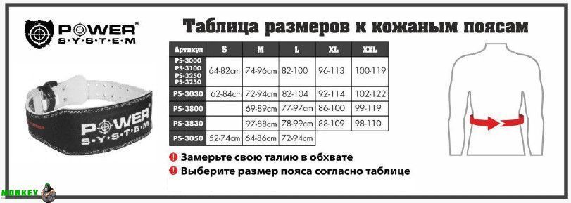Пояс для важкої атлетики Power System Dedication PS-3260 Black/Red S