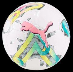 М'яч футбольний Puma Orbita 6 MS 430 білий, рожевий,мультиколор Уні 5