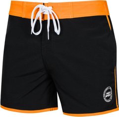 Плавки-шорти для чоловіків Aqua Speed AXEL 7181 чорний, помаранчовий Чол 42-44 (S)