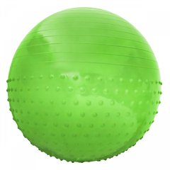 М'яч для фітнесу (фітбол) напівмасажний SportVida 55 см Anti-Burst SV-HK0291 Green