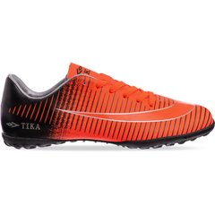 Сороконіжки взуття футбольне OWAXX GF-001-5 розмір 39-44 (верх-PU, підошва-RB, оранжевий-чорний)