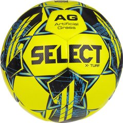 М'яч футбольний Select X-TURF v23 жовто-синій Уні 5