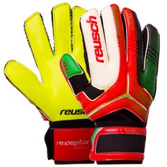 Воротарські рукавиці з захистом пальців REUSCH FB-869 розмір 8-10 кольори в асортименті
