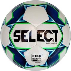 М'яч футзальний Select Futsal Tornado (FIFA Quality PRO) біло-синій Уні 4