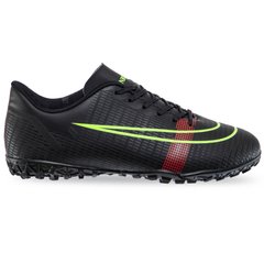 Сороконожки обувь футбольная BINBINNIAO OB-8433-35-39-2 размер 35-39 (верх-PU, подошва-резина, черный)