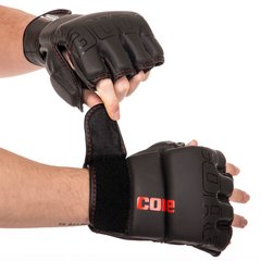 Рукавиці для змішаних єдиноборств MMA CORE VL-8536 S-XL чорний