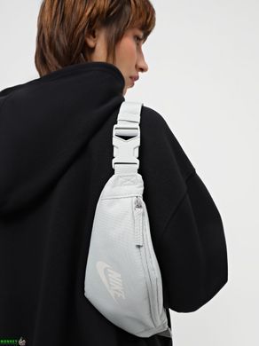 Сумка на пояс Nike NK HERITAGE S WAISTPACK 3L серый Уни 28x8x13 см
