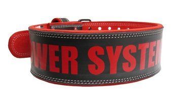 Пояс для важкої атлетики Power System Beast PS-3830 Black/Red L