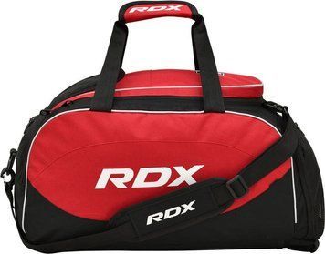 Спортивная сумка RDX R1 Duffel Bag with Backpack Straps Black/Red