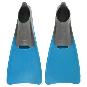 Ласты с закрытой пяткой MadWave M074605608W размер 42-43 голубо-серый