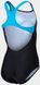 Купальник закритий для дівчат Arena MULTI PIXELS SWIMSUIT SWIM PRO чорний, синій, блакитний Діт 128с