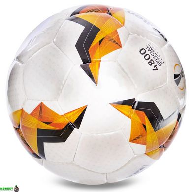 Мяч для футзала MOLTEN 4800 Official Match Ball Replica F9V4800-KO №4 белый-оранжевый