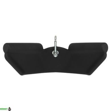 Рукоятка для тяги c узким хватом Zelart TA-9634 30см черный