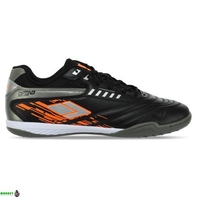 Взуття для футзалу чоловіче DIFENO 211007-4 розмір 40-45 чорний-сірий