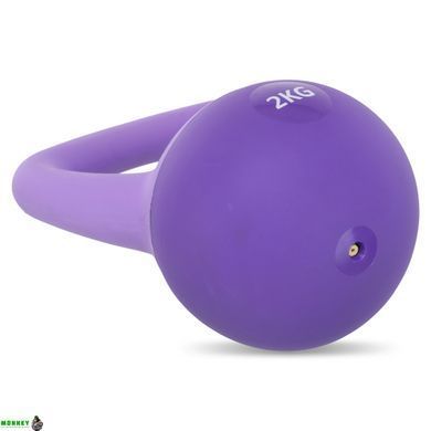 Гиря мягкая SP-Sport FI-0122-2 Фиолетовый вес 2кг