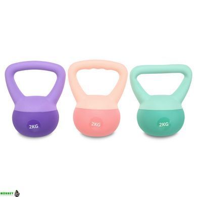 Гиря мягкая SP-Sport FI-0122-2 Фиолетовый вес 2кг