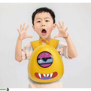 Рюкзак Sobi Pixel Eye SB9706 Yellow з LED екраном