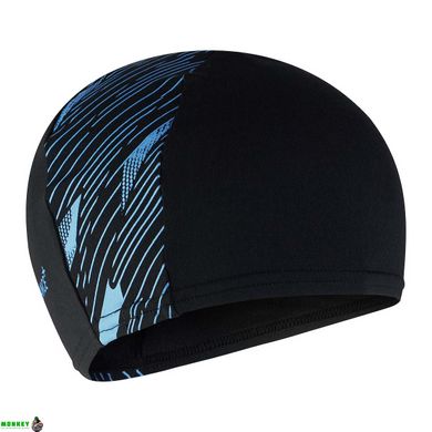 Шапка для плавання Speedo BOOM ULTRA PACE CAP чорний, синій Уні OSFM