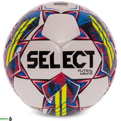 Мяч для футзала SELECT FUTSAL MIMAS V22 №4 белый-желтый