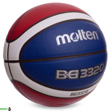 Мяч баскетбольный Composite Leather №6 MOLTEN B6G3320 оранжевый-синий