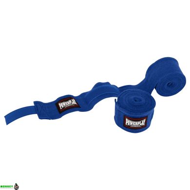 Бінти для боксу PowerPlay 3046 Сині (4,5 м)