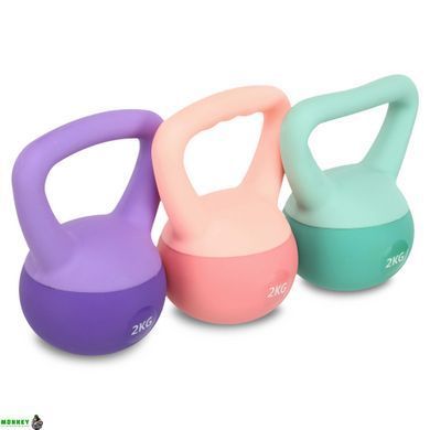 Гиря мягкая SP-Sport FI-0122-2 Фиолетовый вес 2кг
