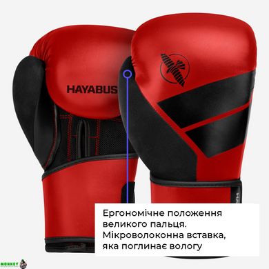 Боксерские перчатки Hayabusa S4 - Red 16oz (Original) L