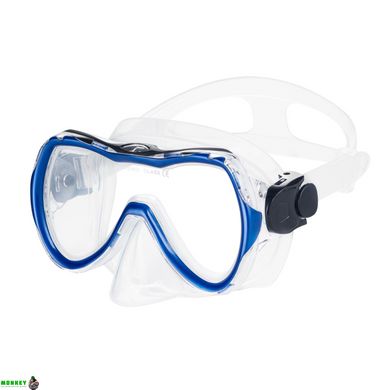 Набор маска и трубка Aqua Speed ​​ENZO + SAMOS 3111 синий Дет OSFM