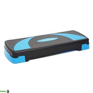 Степ-платформа 3-ступінчаста Cornix 78 х 29 х 10-20 см XR-0186 Black/Blue