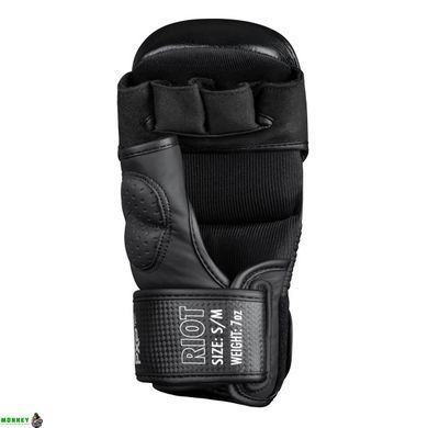 Перчатки для ММА Phantom RIOT Pro Black L/XL (капа в подарок)