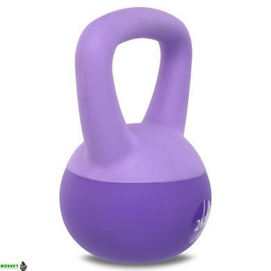 Гиря мягкая SP-Sport FI-0122-2 Фиолетовый вес 2кг