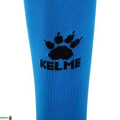 Гетры футбольные мужские KELME LIGA K15Z908-9450 (нейлон, хлопок, спандекс, размер M-XL, голубой-черный)