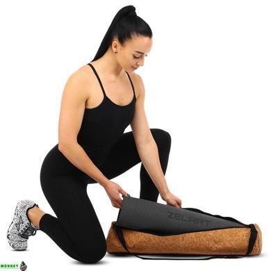 Сумка для фітнес килимка Yoga bag SP-Planeta FI-6973 коркове