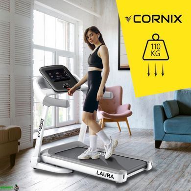 Беговая дорожка Cornix Laura White/Grey