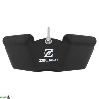Рукоятка для тяги c узким хватом Zelart TA-9634 30см черный