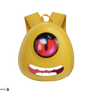 Рюкзак Sobi Pixel Eye SB9706 Yellow з LED екраном