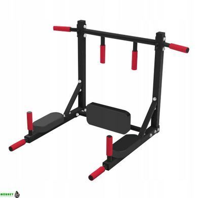 Турник-брусья навесной 4FIZJO 2 в 1 Black (P-5905973402644)