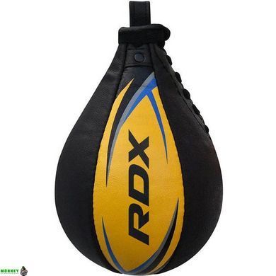 Пневмогрушь боксерская RDX 2Y Boxing Speed ​​Ball Leather Multi Yellow/Blue