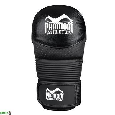 Перчатки для ММА Phantom RIOT Pro Black L/XL (капа в подарок)
