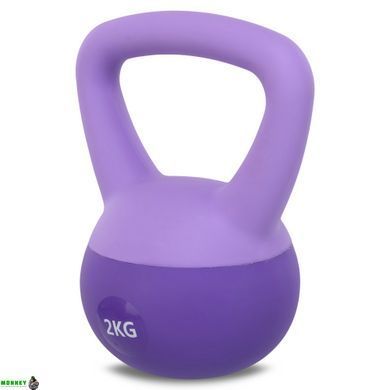 Гиря мягкая SP-Sport FI-0122-2 Фиолетовый вес 2кг