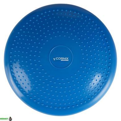 Балансувальна подушка-диск Cornix 33 см (сенсомоторна) масажна XR-0054 Blue