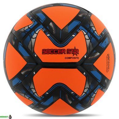 Мяч футбольный HIBRED SOCCER STAR FB-6039 Желтый №5 PU