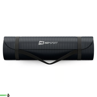 Коврик для йоги Hop-Sport HS-NB015GM NBR 1,5см черный