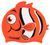 Шапка для плавания Aqua Speed ​​ZOO NEMO 5758 оранжевая рыбка Дет OSFM